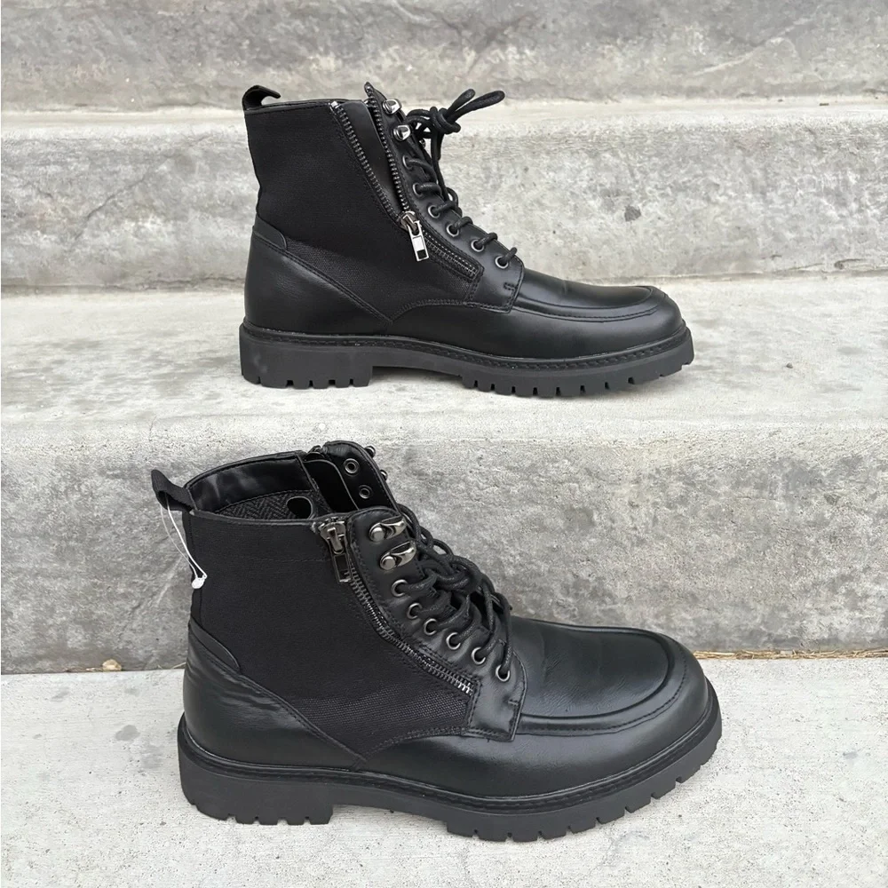 Steve Madden Bragg Combat Boot Size 8 Men's